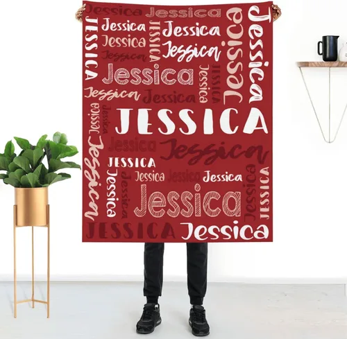 Miniatura 10 de Mantas de bebé personalizadas para niñas y niños con nombre, mantas de bebé personalizadas con nombre, mantas personalizadas para niños, artículos