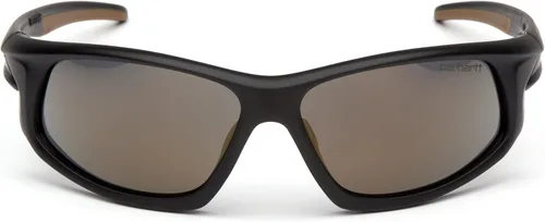 Miniatura 2 de Carhartt Ironside Safety Glasses, Retail Clamshell Packaging, Black/Tan Frame, Sandstone Bronze Anti-Fog Lens Negro / Beige