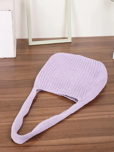 Miniatura 6 de ENBEI Bolsos de hombro para mujer Bolsos de ganchillo Bolso de punto grande Bolso de mano estético para la escuela lindo Bolsas de mano Bolsa