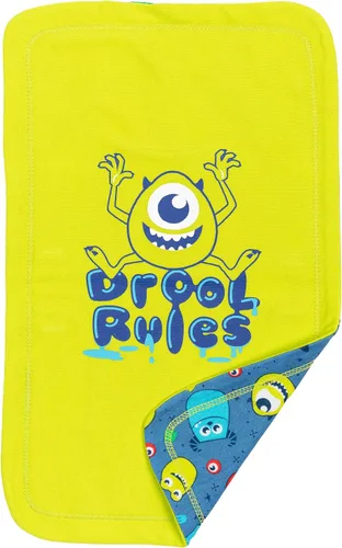 Miniatura 4 de Disney Winnie the Pooh, Lion King, Pixar Monsters Inc. Baby Sleep N' Play - Conjunto de 4 piezas de manta con babero y paño para eructos