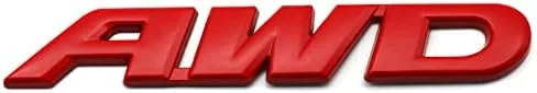 Miniatura 4 de 1 calcomanía de metal 3D con logotipo de AWD para puerta trasera lateral, para automóvil con tracción en las 4 ruedas, SUV, todoterreno, puerta Negro