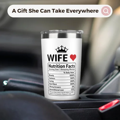 Miniatura 4 de KatAndNat Regalos para Esposa - Regalos de Esposa del Esposo - Aniversario de Boda para Mujeres, San Valentín, Ideas de Regalo de Cumpleaños, Día