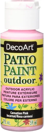 Miniatura 23 de DecoArt Patio Paint Pintura acrílica de 2 onzas color amarillo sol Sunshine Yellow