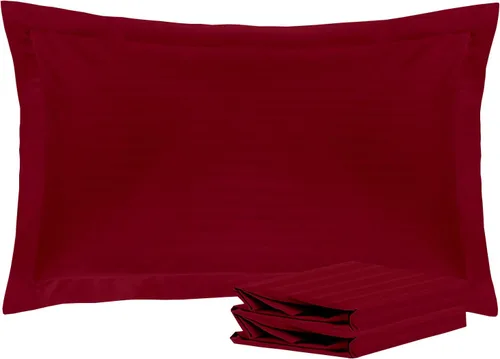 Miniatura 15 de Juego de 2 fundas de almohada estándar de 600 hilos, 100% algodón egipcio, con cierre de sobre, tamaño estándar de 20 x 26 pulgadas, fundas