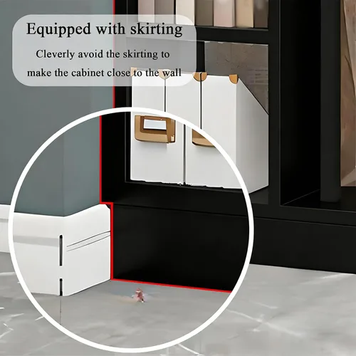 Miniatura 5 de Divisor de pared de habitación con estantes, pantalla de división de entrada de piso a techo, divisor de habitación independiente con estante