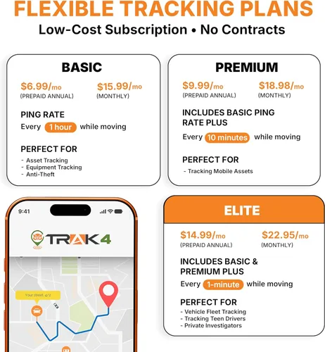 Miniatura 8 de Trak-4 - Rastreador GPS para vehículos, activos, equipos. Batería de larga duración, resistente al agua, seguimiento global. Requiere suscripción