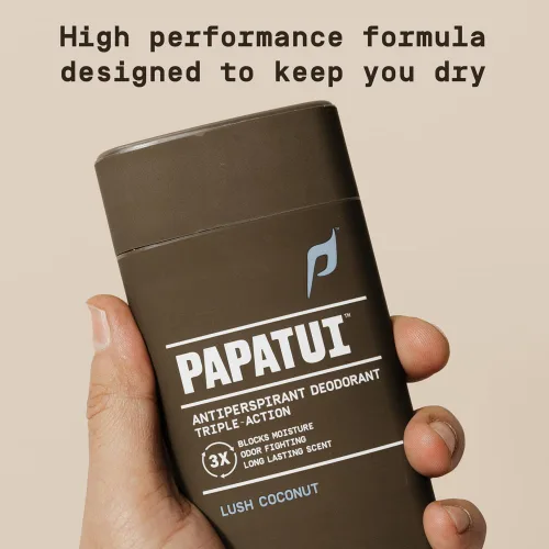 Miniatura 4 de Papatui by Dwayne Johnson Antitranspirante de triple acción para hombres Control de sudor, neutralizador de olores y nutrición de la piel Coco