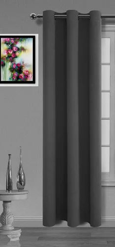 Miniatura 2 de MDS - Paneles de cortinas opacas para ventana, armarios de puertas de dormitorio, ojales sólidos en la parte superior, con aislamiento térmico