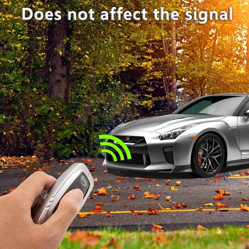 Miniatura 47 de Funda para llavero BMW con llavero, fibra de carbono real, protección de aleación de zinc, compatible con BMW 1 3 4 5 6 7 Series X1 X3 X4 M5 M6 GT3