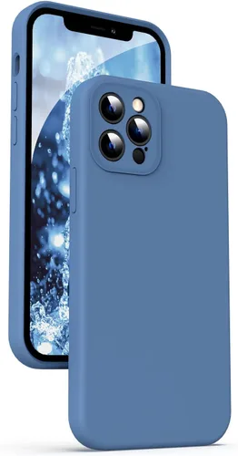 Miniatura 11 de Supdeal Funda de silicona líquida para iPhone 12 Pro Max, [protección de cámara] [antihuellas dactilares] [carga inalámbrica] Funda protectora de 4