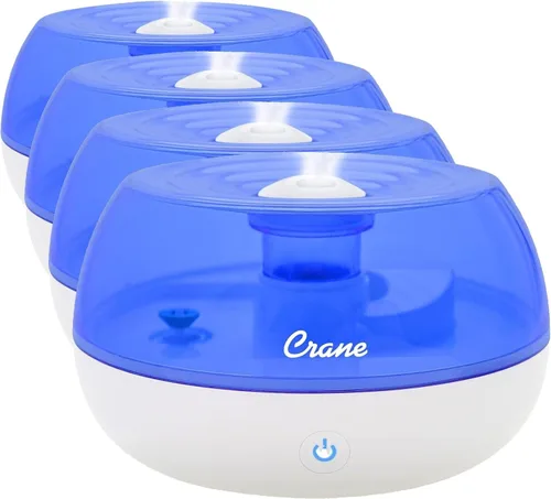 Miniatura 7 de Crane Humidificador ultrasónico de niebla fría, azul y blanco