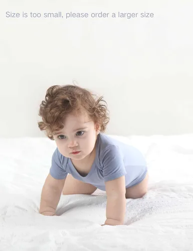 Miniatura 5 de Conjunto de body sólido de manga corta para bebé, rayón hecho de bambú, recién nacido, niño y niña, paquete de 5
