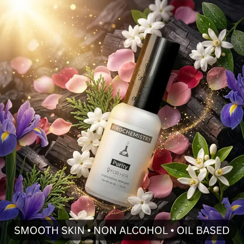Miniatura 2 de Feromonas para mujeres (pureza) - Espray de perfume corporal de fragancia orgánica elegante y ultra fuerte (1 onza en aerosol)