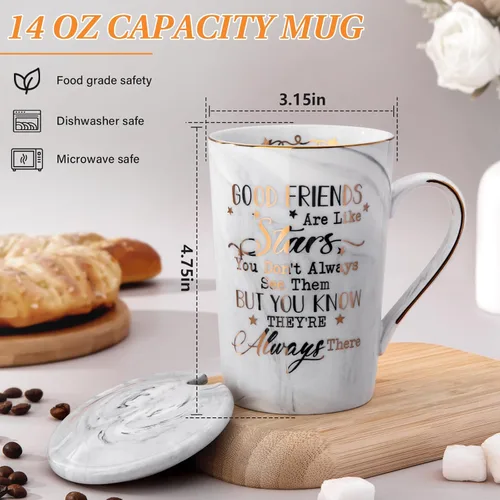Miniatura 2 de Biching Regalos de Cumpleaños de Mejor Amiga para Mujeres - Regalos de Amistad para Mujeres - Ideas Perfectas de Regalos de Navidad y Cumpleaños Gris