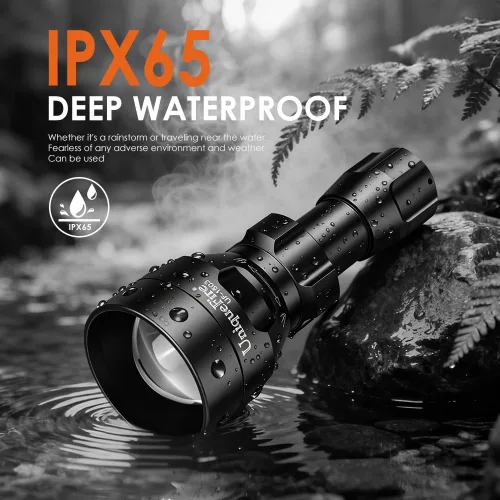 Miniatura 7 de 1503 850nm - Linterna iluminadora IR para visión nocturna, lente de 50 mm, zoom, reflector infrarrojo con 3 modos, memoria, linterna IR para pesca