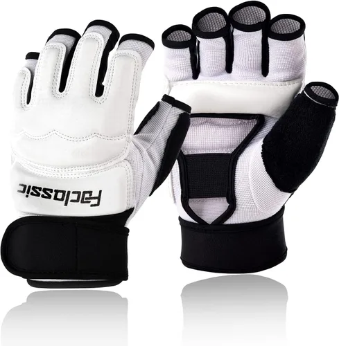 Miniatura 13 de Guantes de boxeo de kickboxing, guantes de boxeo para hombres, mujeres, niños, medio dedo, saco de boxeo, guantes de lucha para hombres y mujeres
