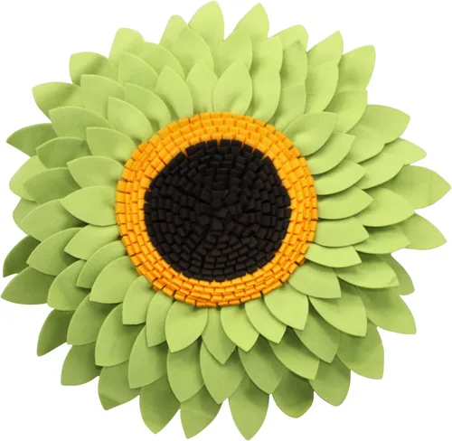 Miniatura 28 de Almohada de flores – Almohadas decorativas de girasol – Almohada redonda de margaritas de flores 3D – Almohada redonda de acento de girasol – Soleado
