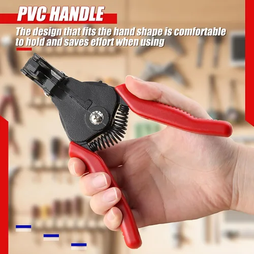 Miniatura 6 de Pelacables automático, resistente y automático, pelacables, pelacables de precisión, multifuncional, herramienta de pelado de cables para cables