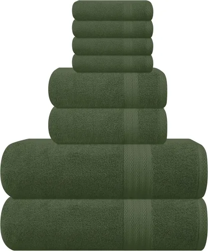 Miniatura 62 de GLAMBURG - Juego de 12 toallas faciales ultrasuaves de 13 x 13 pulgadas, 100% algodón, duraderas y altamente absorbentes, ideales para baño, cocina