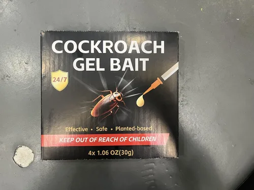 Miniatura 9 de Paquete de 6 gel grande para cucarachas, gel de cucaracha para el hogar, cocina, interior, perfecto para zonas difíciles de alcanzar, 1.06 onzas
