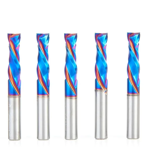 Miniatura 10 de Amana Tool Spektra Extreme Tool Life - Broca de router espiral de compresión CNC de carburo sólido, 46010-K, 3/8 D x 1-1/8 CH x 3/8 vástago x 3