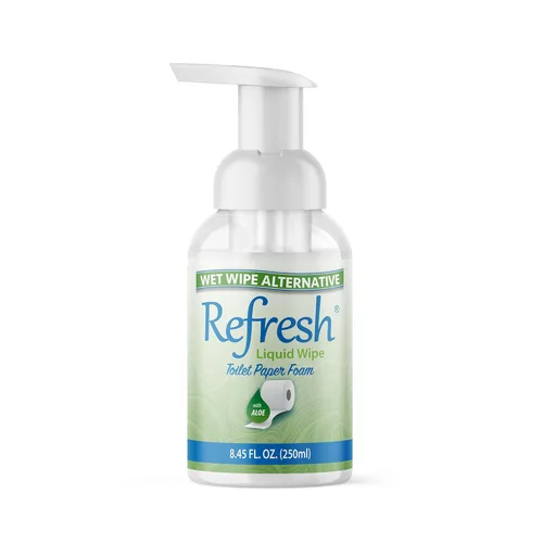 Miniatura 12 de Refresh Liquid Wipe: Espuma de papel higiénico Alternativa ecológica de toallitas húmedas desechables Limpia y calma con hamamelis y aloe