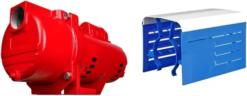 Miniatura 11 de Red Lion RL-SPRK-200-BR, 230 voltios, 2 HP, 77 GPH, bomba de aspersión/riego con impulsor de latón, roja, 97102002