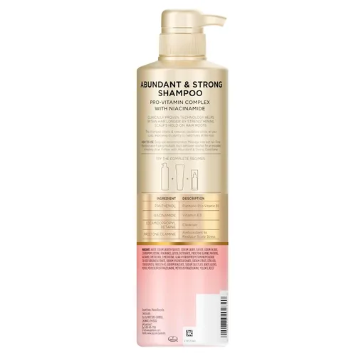 Miniatura 11 de Alix Earle Pantene Abundant & Strong - Juego de regalo de 5 piezas, el régimen incluye champú (13.5 onzas), acondicionador (8 onzas), suero