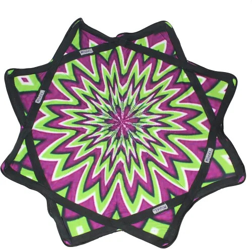 Mougee - Classic Flow Star - Para principiantes y avanzados - Divertido y desafiante - Juguete de flujo de doble costura - Colores vibrantes y