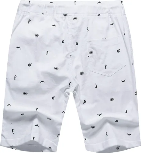 Miniatura 2 de Boisouey - Pantalones cortos de verano para hombre, de lino, estilo informal