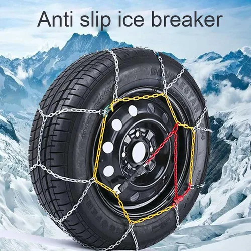 Miniatura 4 de Cadenas de nieve, cadenas de neumáticos para SUV, automóviles, sedán, automóviles familiares, camiones pesados para hielo, nieve, barro, arena