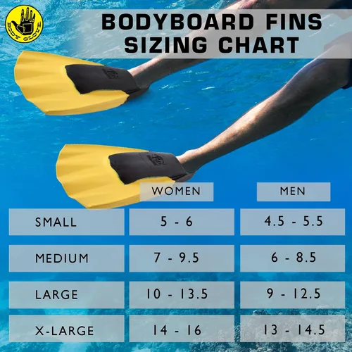 Miniatura 7 de Body Glove Aletas de natación Cómodas aletas de silicona para hombres y mujeres Aletas de natación para empuje y rendimiento Pantalones cortos