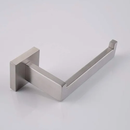 Miniatura 6 de TASTOS Soporte de Papel Higiénico de Níquel Cepillado, Dispensadores y Colgadores de Rollo de Papel Higiénico Montados en Pared para Baño y Cocina