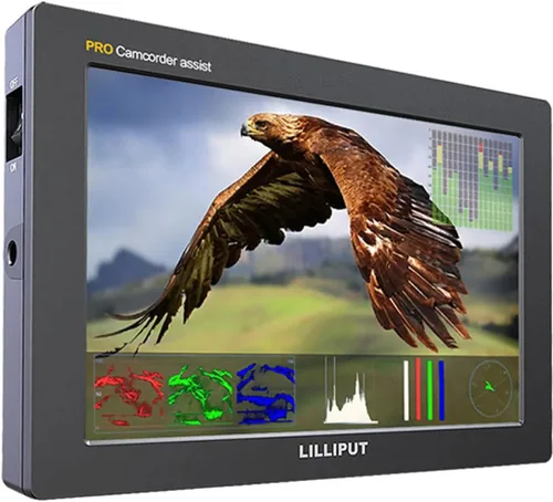 LILLIPUT VIVITEQ - Monitor de campo Q7 Pro de 7 pulgadas, diseño delgado de metal de 1920 x 1200, con HDR 3D-LUT SDI/HDMI, conversión cruzada, forma