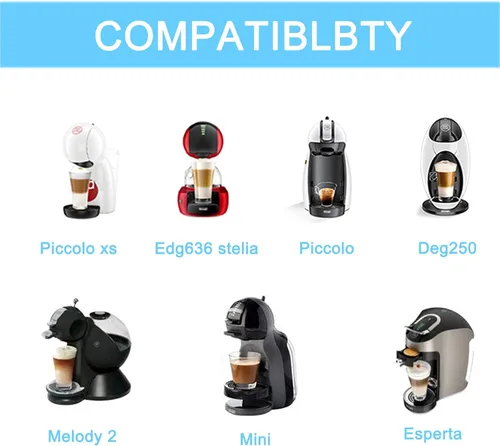 Miniatura 3 de Taza de filtro de cápsula de café de acero inoxidable recargable - Cápsula de café reutilizable para Dolce Gusto