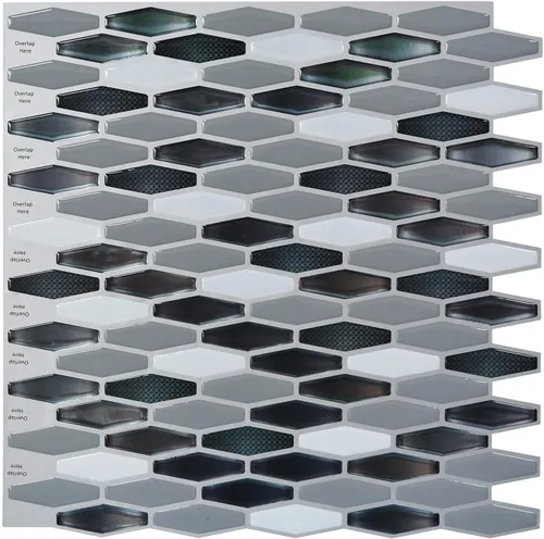 Miniatura 11 de Art3d - 10 hojas de azulejos adhesivos antisalpicaduras para cocina - 30 x 30 cm, adhesivo de pared para cocina, baño, encimera y sala de estar