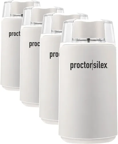 Miniatura 10 de Proctor Silex Molinillo de café eléctrico para granos, especias y más, cuchillas de acero inoxidable, hace hasta 12 tazas, color negro