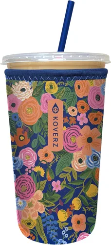 Miniatura 16 de Funda Koverz para café helado, funda aislante de neopreno para taza, se ajusta a una taza de café de 32 Oz., lavable y reutilizable, accesorios