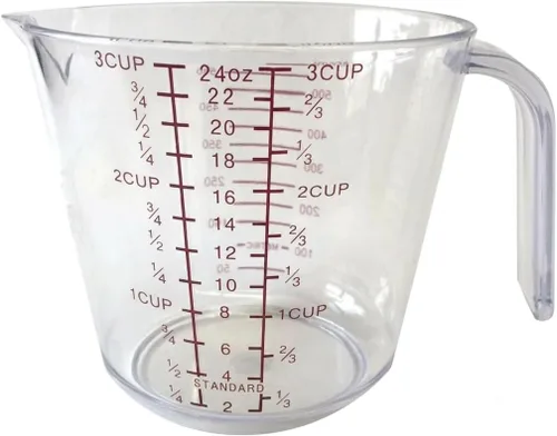 Miniatura 10 de Better Houseware Taza medidora, taza medidora de metal de 8 onzas con mango y labio de vertido para líquido con marcas de fácil lectura para cocinar