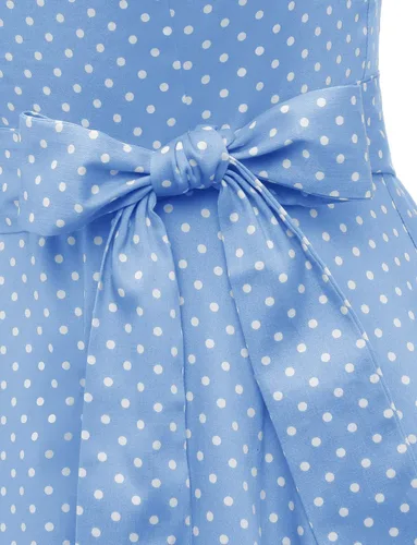 Miniatura 11 de Dressystar - Vestidos clásicos de fiesta con mangas casquillo, estilo Rockabilly y retro de la década de 1950