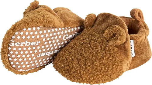 Miniatura 5 de Gerber Botines unisex con forro polar para bebé, antideslizantes, suaves, con orejas