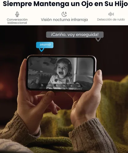 Miniatura 6 de ieGeek - Cámara de seguridad para interiores de 2K, cámaras WiFi 5G/2.4G para mascotas para seguridad del hogar, cámara para perros de 360°