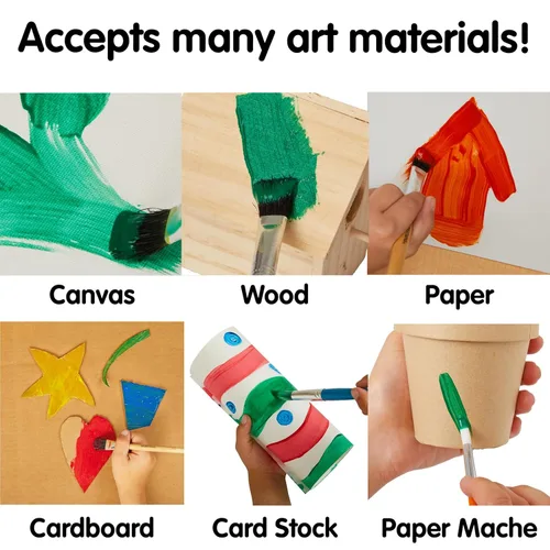 Miniatura 7 de Colorations Pintura de témpera sin parabenos para niños, 1 galón, azul vibrante. No tóxica y fabricada en los Estados Unidos, imprescindible
