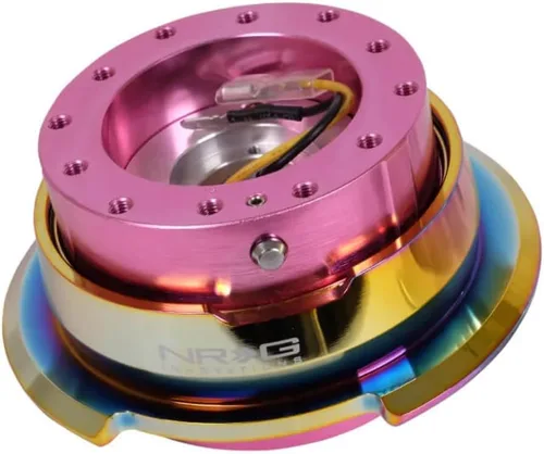 Miniatura 6 de NRG Innovations NRG-SRK-280BK-CG GEN 2.8 - Adaptador de liberación rápida para volante, 6 agujeros y 6 x 70 y 0.236 x 2.913 in, patrón de pernos