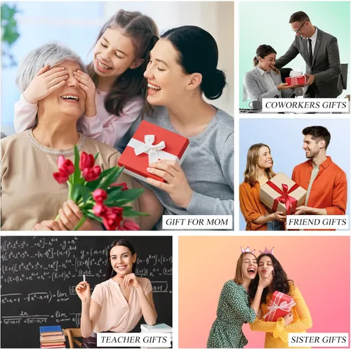 Miniatura 23 de BeeGreen Bolsa personalizada para mujeres, mamá, profesora, amigas, hermana, bolsas de regalo con bolsa de Comestic