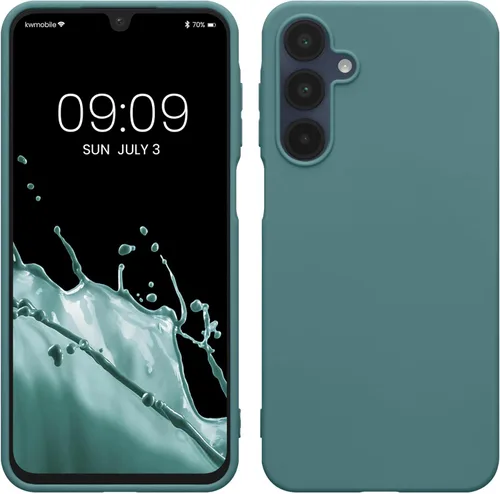 Miniatura 141 de kwmobile Funda compatible con Samsung Galaxy A23 4G / 5G - Funda de silicona TPU metálica suave y delgada - Rojo oscuro metálico