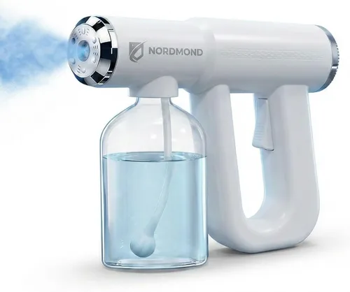 La máquina de nebulización desinfectante original – Pulverizador desinfectante profesional – Atomizador ULV y pistola de vapor nano – Pistola