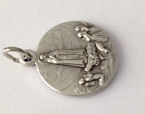 Miniatura 3 de Medalla de Nuestra Señora de Fátima Medallas de los Santos del Patron 100 Made in Italy