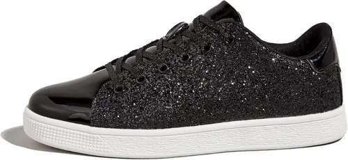 Miniatura 9 de LUCKY STEP - Tenis de moda para mujer, con brillantina y cordones