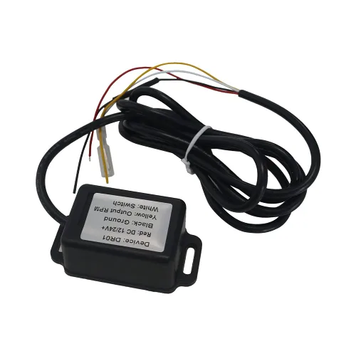 ELING Adaptador de señal de RPM TACH con salida de pulso para todo tipo de tacómetro y medidor de RPM para generador de camiones de vehículos Negro